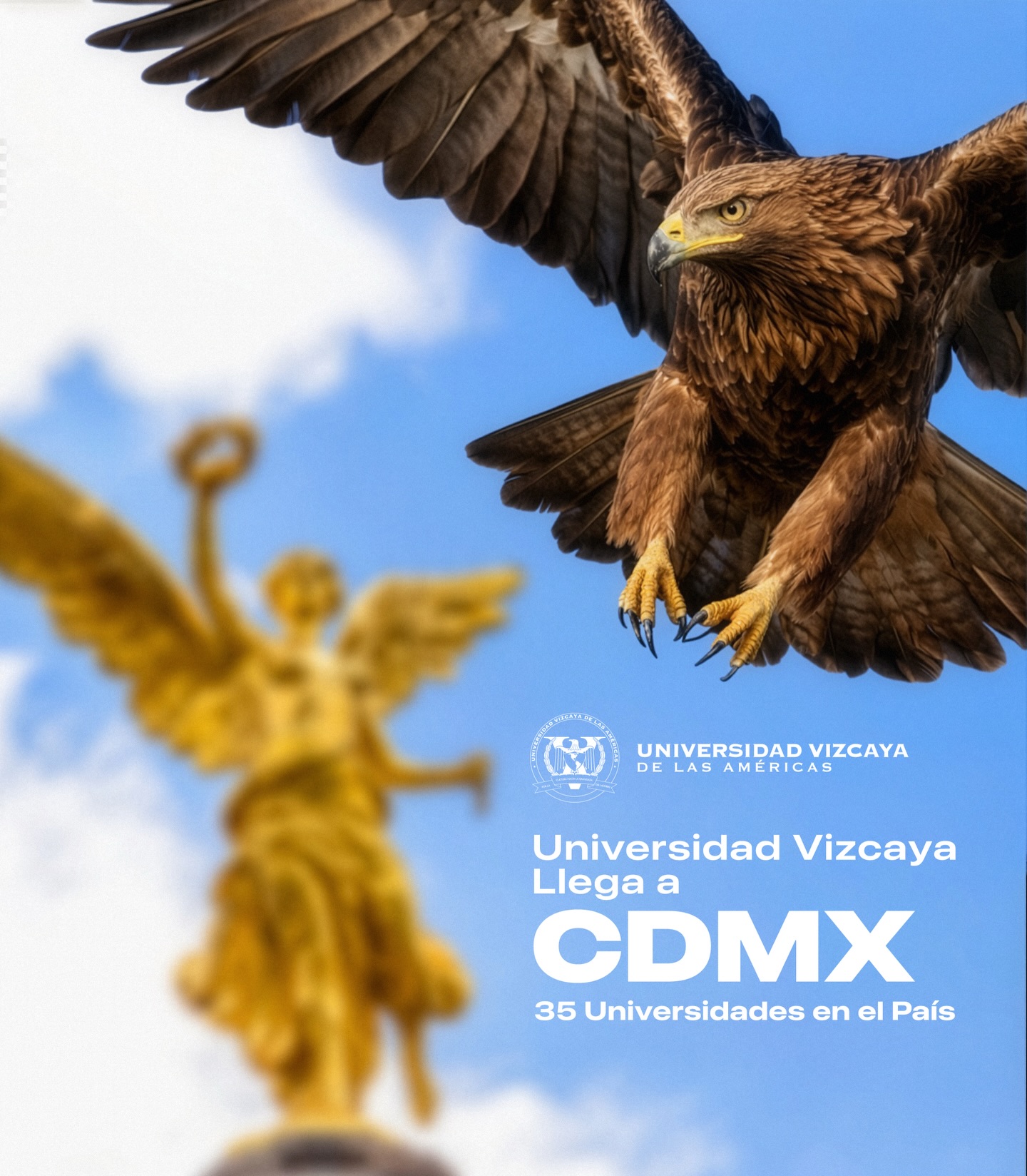 Con orgullo, hoy le damos la bienvenida a nuestro nuevo campus en la Ciudad de México.

Desde todos nuestros Campus Vizcaya celebramos este nuevo capítulo que refuerza nuestro compromiso con la educación, el crecimiento y la formación de profesionistas con propósito.

¡Bienvenido a la Familia Vizcaya! 🦅

#FamiliaVizcaya #UVACDMX